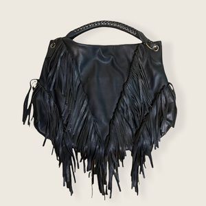 Carlos Santana Fringe Handbag